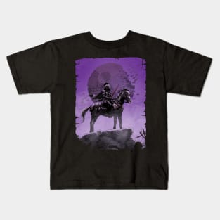 Under The Moon (Purple Edition) Kids T-Shirt